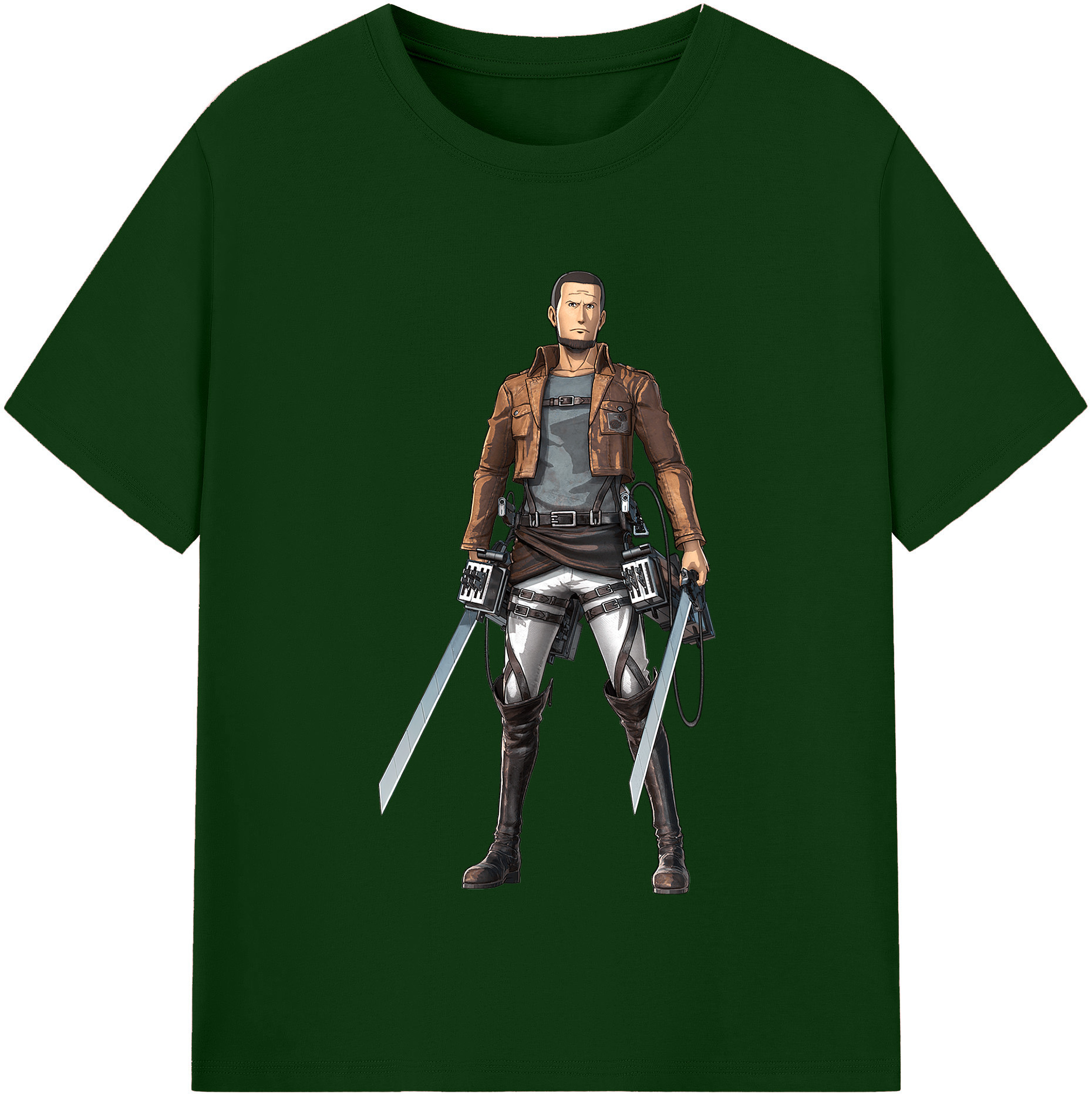 （画像用） 進撃の巨人 Attack on Titan 綿100％半袖Tシャツ（フロントプリント）